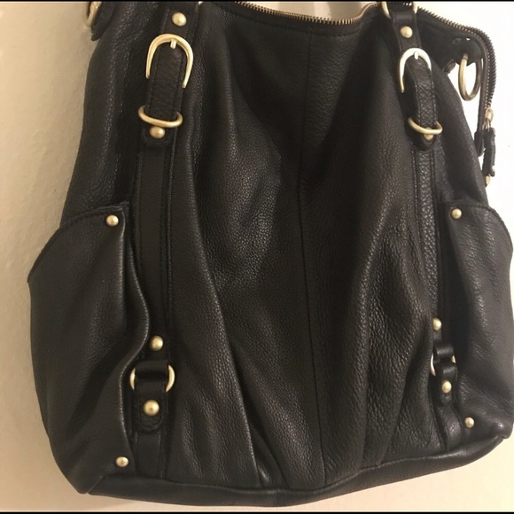 Leather 2-way shoulder bag - Picture 5 of 8